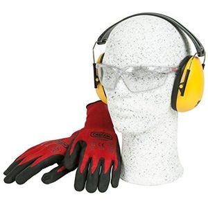 Oregon 572870 Veiligheidskit voor bosmaaiers en trimmers met handschoenen, oorbeschermer en bril