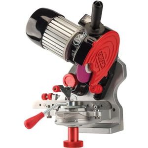Oregon Professionele kettingzaagslijpmachine, compacte 230 volt bankslijpmachine, universele kettingzaagslijper, elektrisch, voor alle kettingzaagkettingen (410-230)