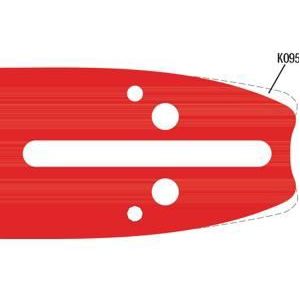 Oregon Kettingzaag Geleider, 18"" Omkeerbaar Kettingzaag Mes, 45cm Kettingzaag Geleiderail, A095, Motorbevestiging, 3/8” Low Profile Pitch, 1,3mm Meter, Compatibel met Husqvarna, Titan & Meer