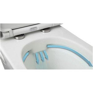 Nemo Go Gustav PACK staand toilet – met softclose en afneembare zitting – AO afvoer – wit