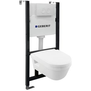 Van Marcke Inbouwreservoir Set | Geberit Spoeltechniek I Soft-close Toiletzitting | Randloos Toiletpot | Inbouwtoiletten