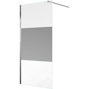 Inloopdouche van marcke go miage 160x200 cm 8 mm middenband easyclean chroom