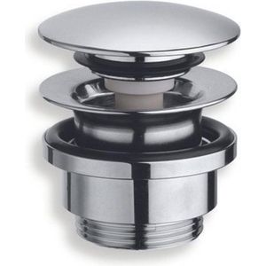 Nemo - Skill - Wastafelplug - Verchroomde Messing - Afsluitbaar - Up&Down