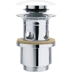 Nemo Go afvoerplug met overloop 5/4"" chroom