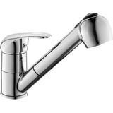 GO by Van Marcke Surf Keuken mengkraan - eengreep - uittrekbare sproeier - waterbesparend - mobiele bek - keramische schijven - flexibele slangen - bevestigingsset 81018-14A