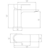 Wastafelmengkraan VM Dynamic Eengreeps Chroom (incl clickwaste)