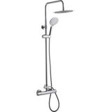 Van Marcke Go Regendoucheset Cocoon Ø250mm Rond Met Thermostaatkraan Chroom | Douche