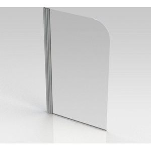 Nemo Start Pannello Badwand - Helder Veiligheidsglas - Profielen Aluminium Gepolijst
