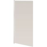 Van Marcke - Go Megalo - Badwand - Wit - Aluminium - 4mm Veiligheidsglas