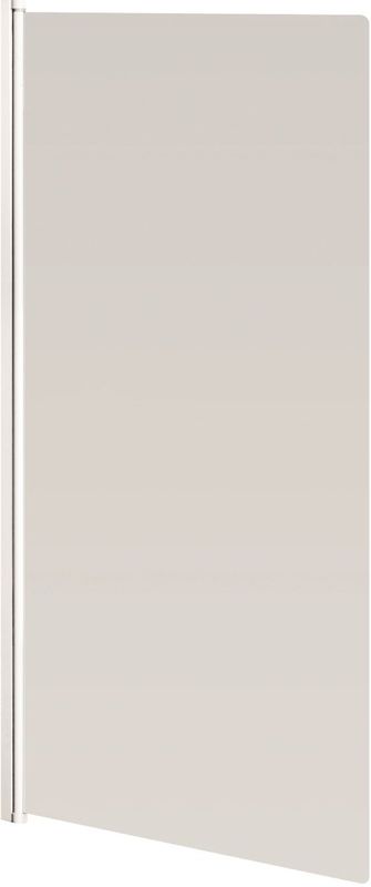 Van Marcke - Go Megalo - Badwand - Wit - Aluminium - 4mm Veiligheidsglas