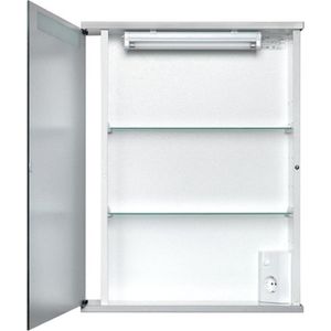 Go by Van Marcke - Cento LS - Spiegelkast - Wit - MDF - 1 Stopcontact