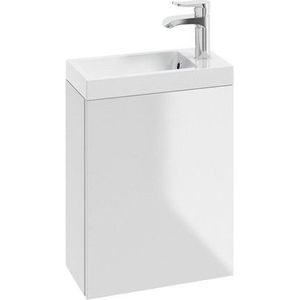 Nemo Start Alba vestiaire 1 deur push to open omkeerbaar 200 x 400 x 500 mm hoogglans wit