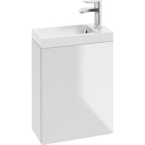 Nemo Spring Aurora Alba handwasbak 200 x 400 x 122 mm minerale composiet hoogglans wit 930524 Basin