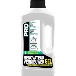 Bevil Pro Vernieuwer Sanitair - Gel 3 in 1 - ontkalkt, ontroest, ontstopt sanitair - 1 L