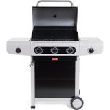 Barbecook Siesta 310 Black Edition - Gas BBQ Barbecue - 3 Branders - Met Zijbrander
