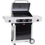 Barbecook Siesta 310 Black Edition - Gas BBQ Barbecue - 3 Branders - Met Zijbrander