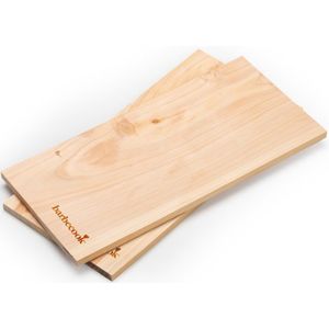 Barbecook - Rookhout BBQ - Set van 2 rookplanken - Cederhout - 14 x 30 cm