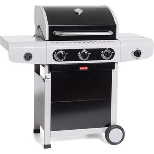 Barbecook Siesta 310 Black Edition gasbarbecue met plancha 124x56x118cm