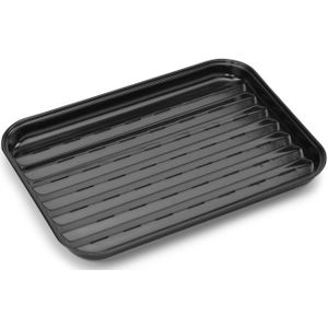 Barbecook herbruikbare grillpan, grillschaal, barbecue accessoire, zwart, 34.5x24cm