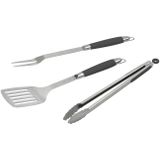 Barbecook Gereeschapset - BBQ Accesoires - Vor - Spatel & Tang - Staal - Zwart