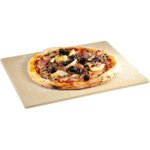 Barbecook BBQ Pizzaplaat - Pizzasteen - Voor Barbecue - Rechthoekig - 43 X 35 cm