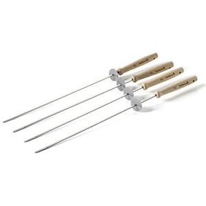 Barbecook Spiezen Met Afschuifring - 4 stuks - Chroom