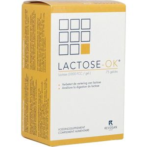 Lactose-OK - Voedingssupplement - Vertering Lactose - 60 Capsules
