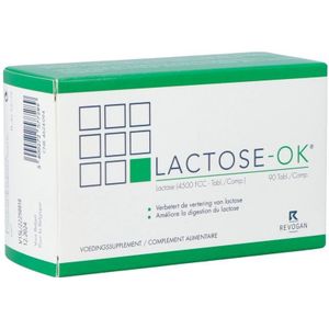 Lactose-OK - Tabletten - 1 Tablet Versterkt Lactoseverwerking