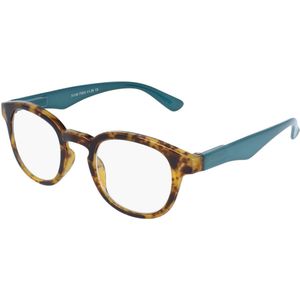 Silac - Duck Green 7303 - leesbril unisex met ovale glazen - lichte, comfortabele en robuuste leeshulp - loepbril met hoogwaardig design - +3.00 dioptrieën - schildpad / eendengroen
