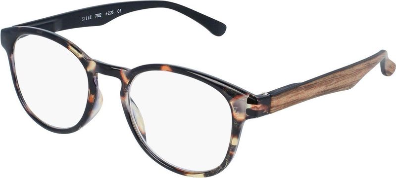 SILAC - TURTLE&WOOD - Leesbrillen voor Vrouwen en Mannen - 7302 - Dioptrie +2.25