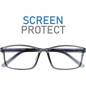 SILAC - Screen Cristal 7700 - leesbril - unisex - bescherming voor blauw licht - computer, tablet, smartphone - dioptrieën +1.25, Transparant