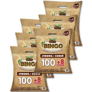 Bingo Strong Koffiepads - 6 x 108 Pads