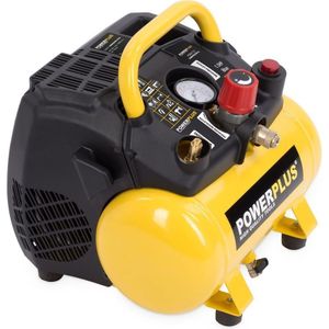 Powerplus POWX1721 Compressor - Luchtcompressor - 1100W - 8 bar - Olievrij - 6L tankinhoud