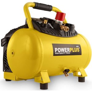 Powerplus - POWX1723 - Luchtcompressor - Olievrij - 1100W - 10 bar - 12L tankinhoud