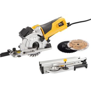 Powerplus Elektrische Mini Invalzaag POWX1365MB - 600W - Ø89mm - Met 3 Acc.
