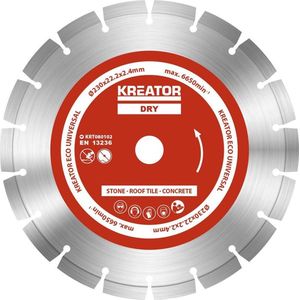 Kreator  KRT080102 Diamantschijven set – Ø230MM – universeel – 3 stuks