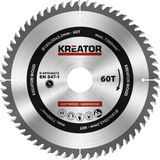 Kreator KRT020415 – zaagblad voor hout, 185 mm, 60 D, 185 x 30 x 2,2 mm