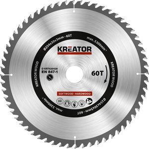 KREATOR KRT020428 - Houtzaagblad 254mm60d