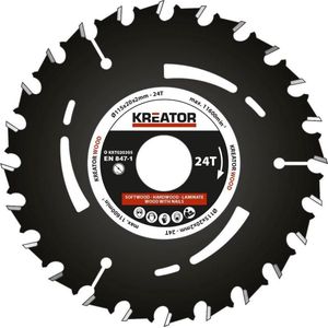 Kreator KRT020305 Invalzaagblad - Ø115 mm - 24 T