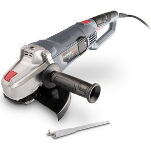 Powerplus elektrische haakse slijper POWE20030 - 2 200W slijpmachine - slijpschijf 230mm ᴓ, power tool