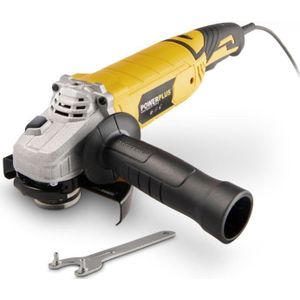 Powerplus elektrische haakse slijper POWX0614 - 1200W slijpmachine - slijpschijf 125mm ᴓ, compacte power tool