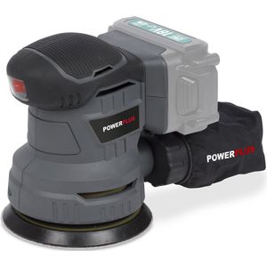 Powerplus POWEB4010 Accu excentrische schuurmachine - 18V - Ø125mm - Incl. stofopvangbox en 1 stuk schuurpapier