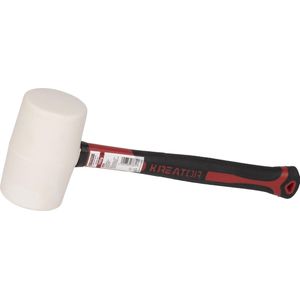 Kreator - Hand tools - KRT904105 - Rubber hamer - 700g - fiber - wit