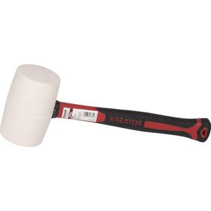 Kreator - Hand tools - KRT904106 - Rubber hamer - 900g - fiber - wit