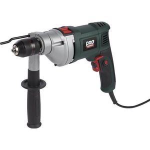 Powerplus Elektrische klopboormachine POWP2030 - 2 in 1: boren en hamerboren, 850 W boormachine, Links en rechts schroeven