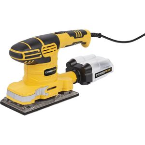 Powerplus POWX0401 Vlakschuurmachine - 260W - 90 x 187mm - Incl. stofafzuigbox en 1 stuk schuurpapier