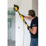 Powerplus - POWX04761 - Elektrische Wand- & Plafondschuurmachine - 710W - Schuurpapier Ø225mm - Telescopisch