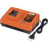 Dual Power - POWDP9051 - Batterijlader - Zwart - 4.0A - Voor 20V & 2x20V Accu's