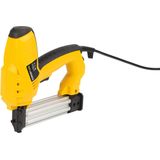 Powerplus POWX13800 Elektrische tacker - Schietfrequentie: 30/min - Incl. opbergkoffer, 300 nieten en 200 spijkers