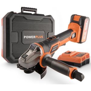 Powerplus - Powdp35150 - Haakse Slijper - 115 Mm - Inclusief Accu en Oplader
